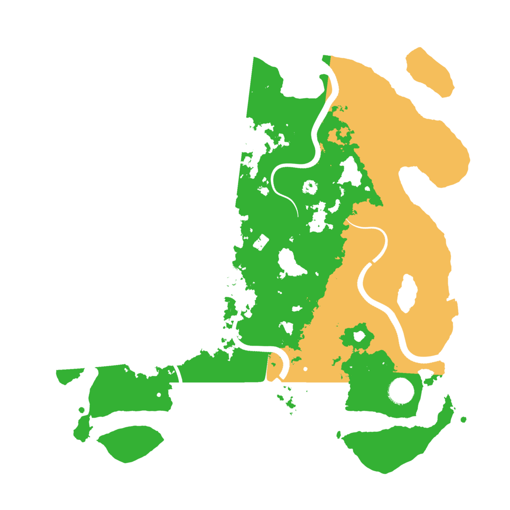 Biome Rust Map: Procedural Map, Size: 3500, Seed: 475176958
