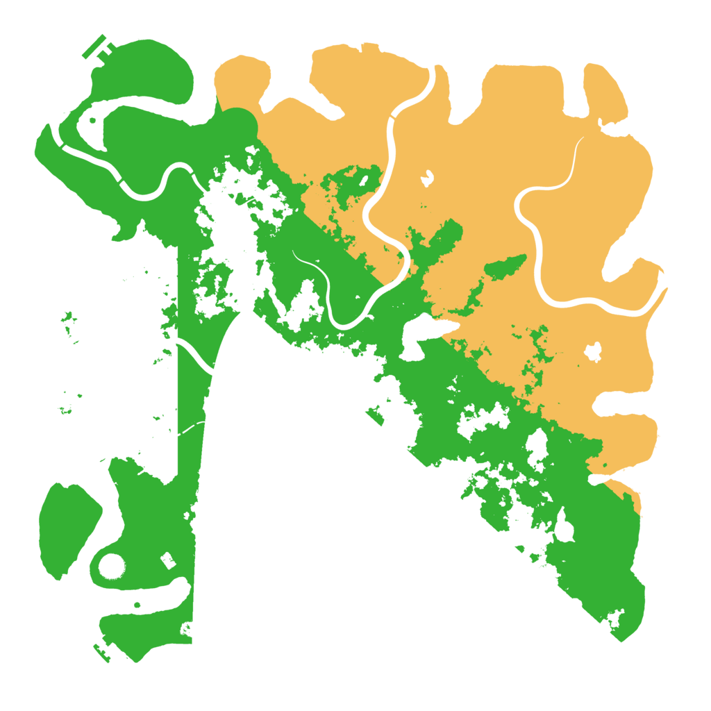 Biome Rust Map: Procedural Map, Size: 4800, Seed: 2049434809
