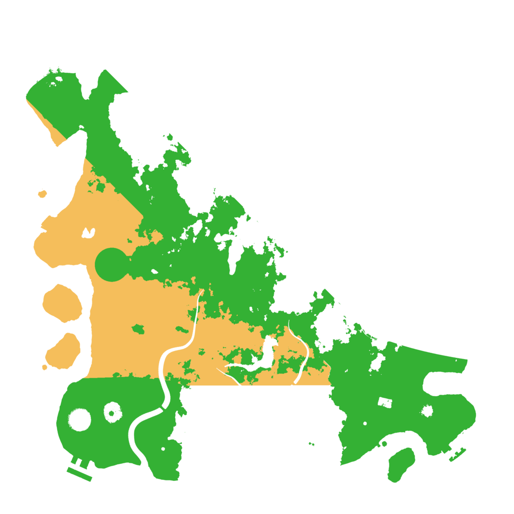 Biome Rust Map: Procedural Map, Size: 4000, Seed: 11588