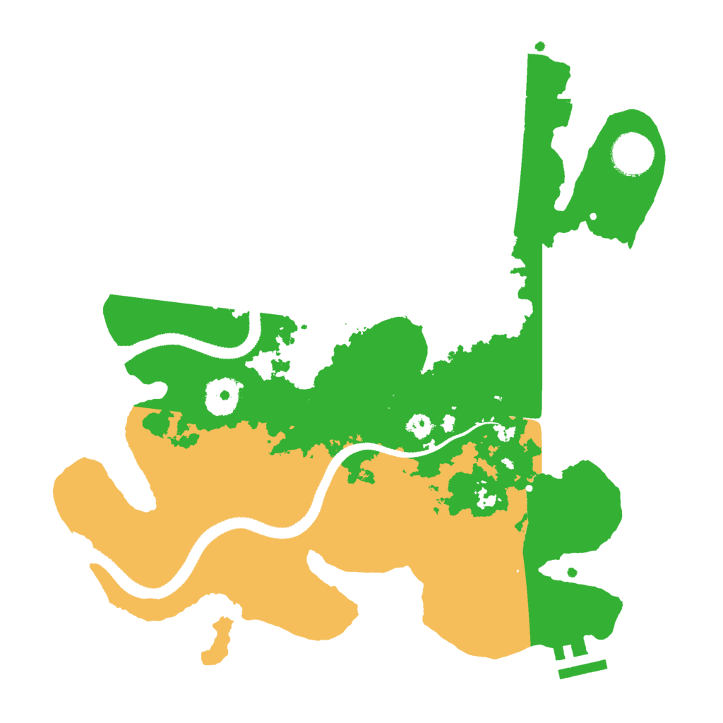 Biome Rust Map: Procedural Map, Size: 3000, Seed: 51196749