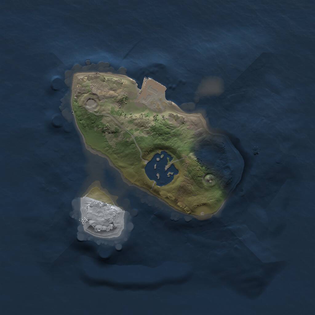 Rust Map: Procedural Map, Size: 1500, Seed: 635196530, 2 Monuments