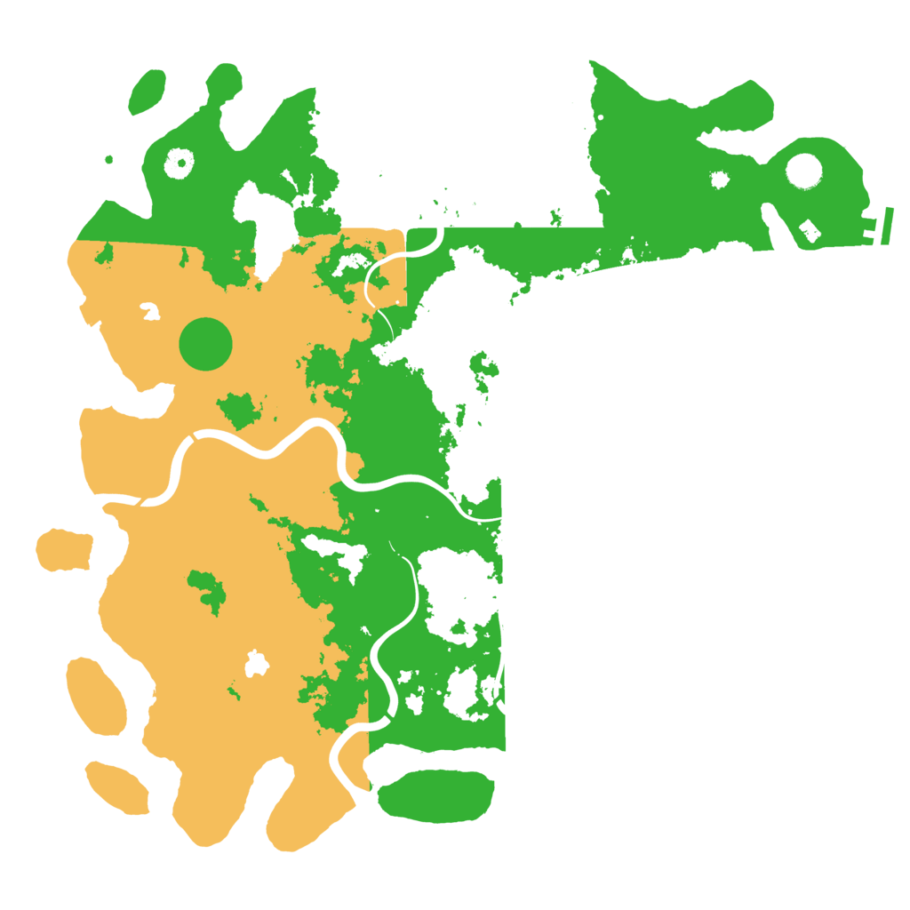 Biome Rust Map: Procedural Map, Size: 4500, Seed: 741145685