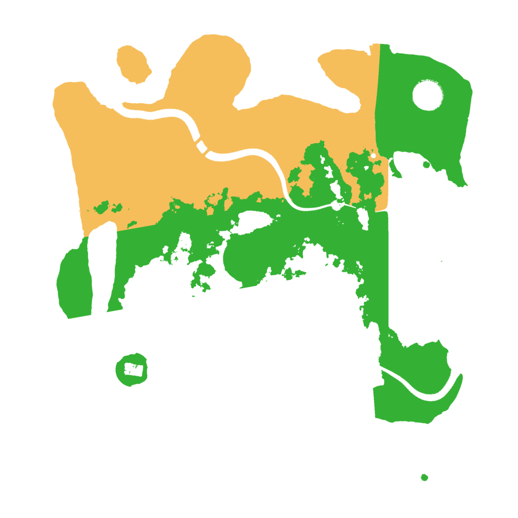 Biome Rust Map: Procedural Map, Size: 3000, Seed: 99573824