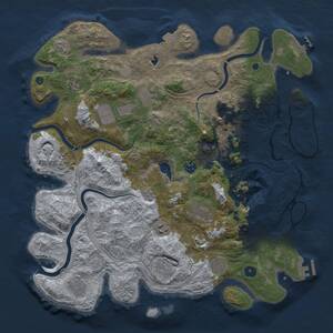 Thumbnail Rust Map: Procedural Map, Size: 4250, Seed: 1173028332, 17 Monuments
