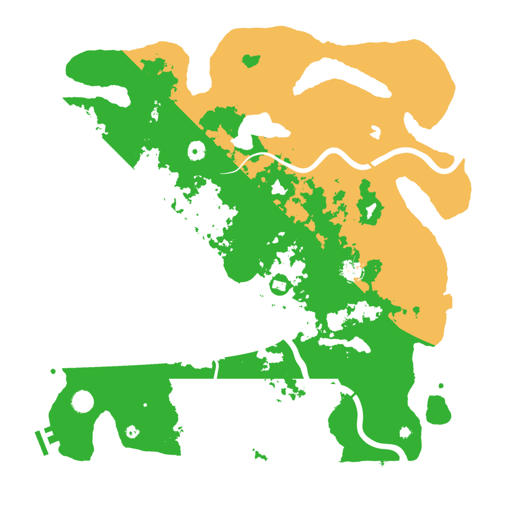 Biome Rust Map: Procedural Map, Size: 4000, Seed: 658735