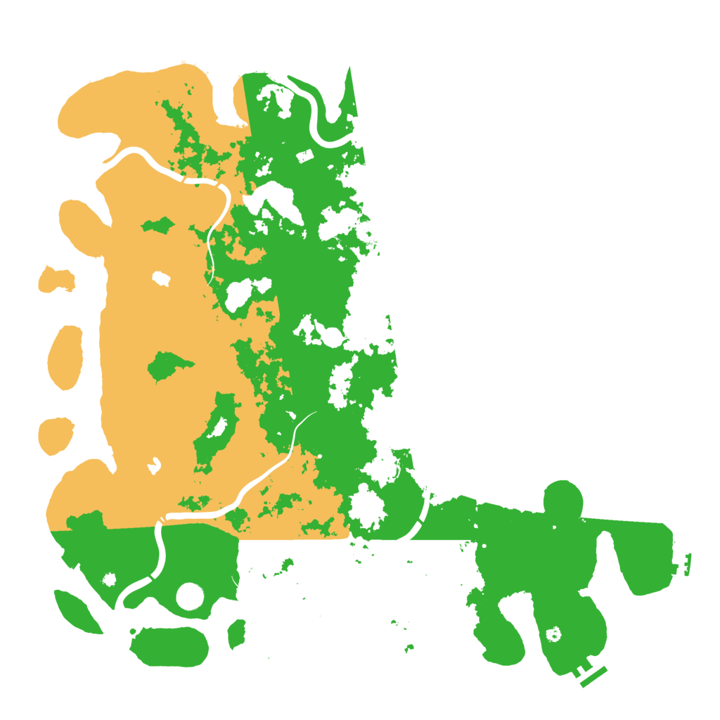 Biome Rust Map: Procedural Map, Size: 4800, Seed: 1803761500