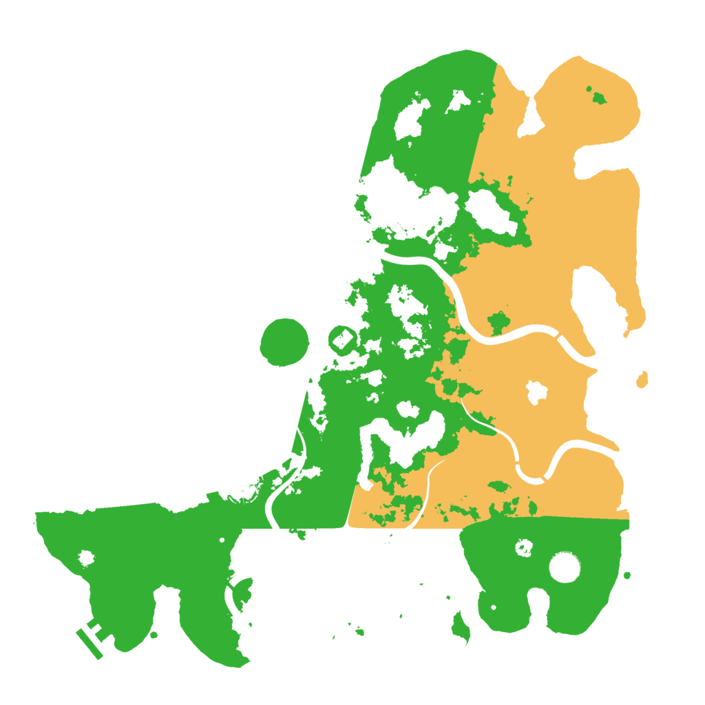 Biome Rust Map: Procedural Map, Size: 4000, Seed: 916299978