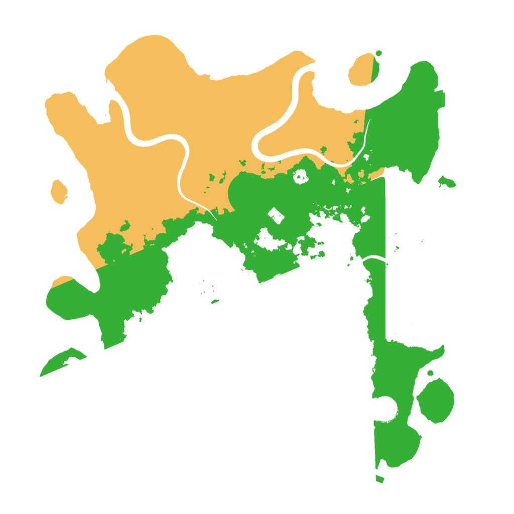 Biome Rust Map: Procedural Map, Size: 3500, Seed: 2135898188