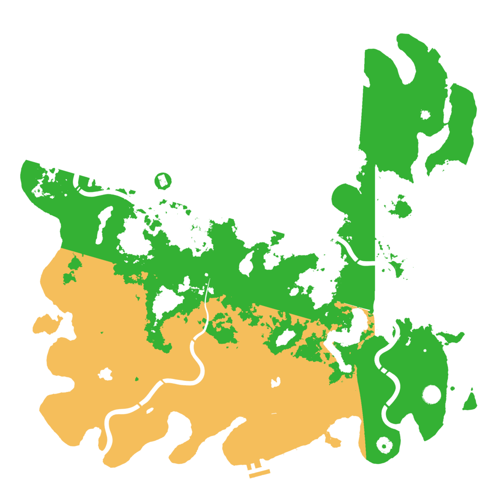 Biome Rust Map: Procedural Map, Size: 4750, Seed: 696923
