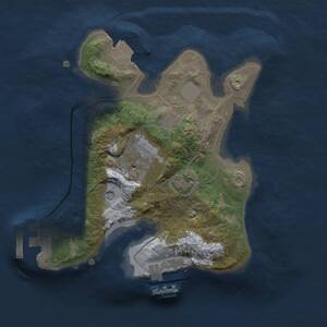 Thumbnail Rust Map: Procedural Map, Size: 2000, Seed: 824012314, 6 Monuments