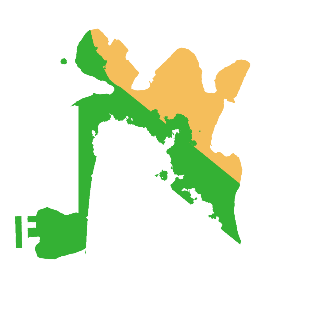 Biome Rust Map: Procedural Map, Size: 2000, Seed: 824012314