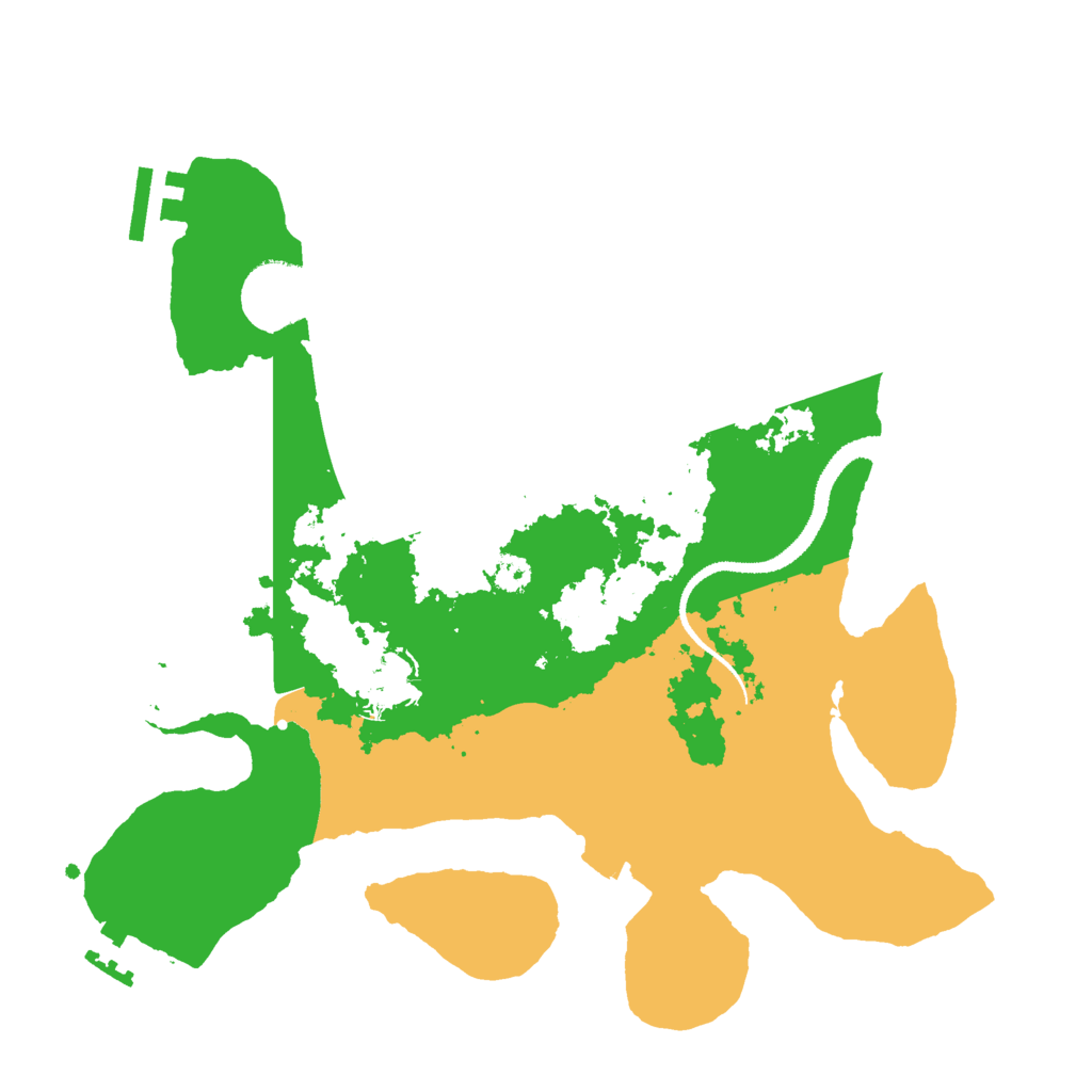 Biome Rust Map: Procedural Map, Size: 3000, Seed: 1838710544
