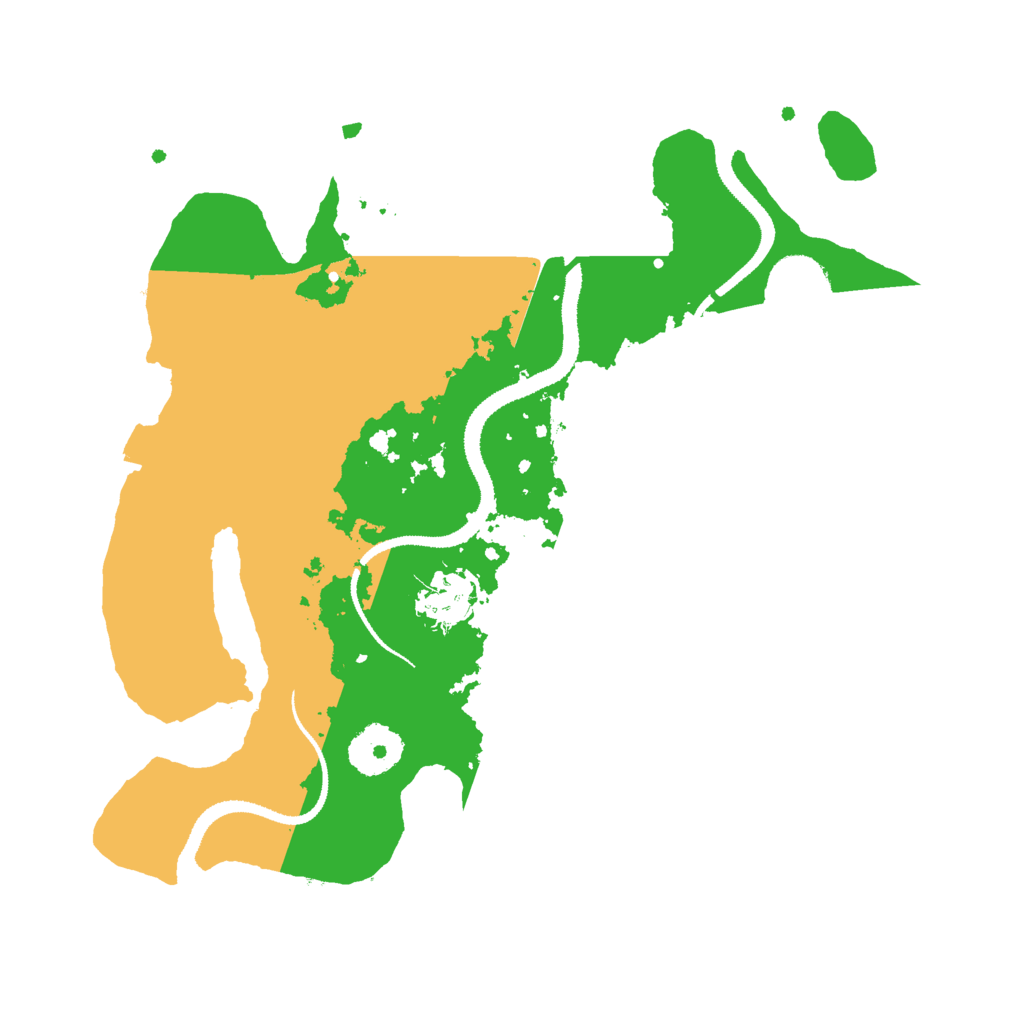 Biome Rust Map: Procedural Map, Size: 3000, Seed: 4228793