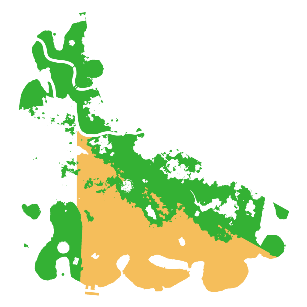 Biome Rust Map: Procedural Map, Size: 4500, Seed: 66546