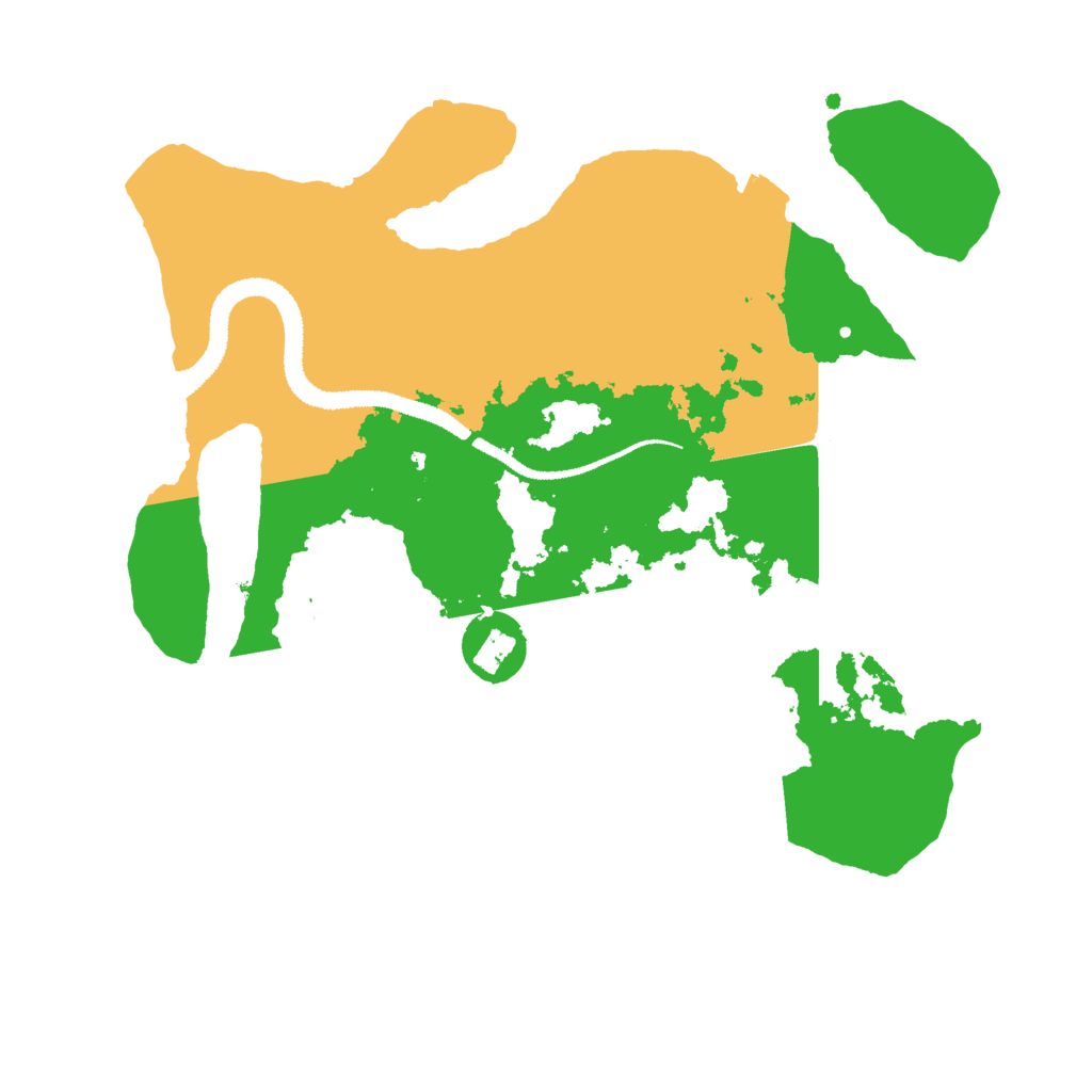 Biome Rust Map: Procedural Map, Size: 2800, Seed: 99573824