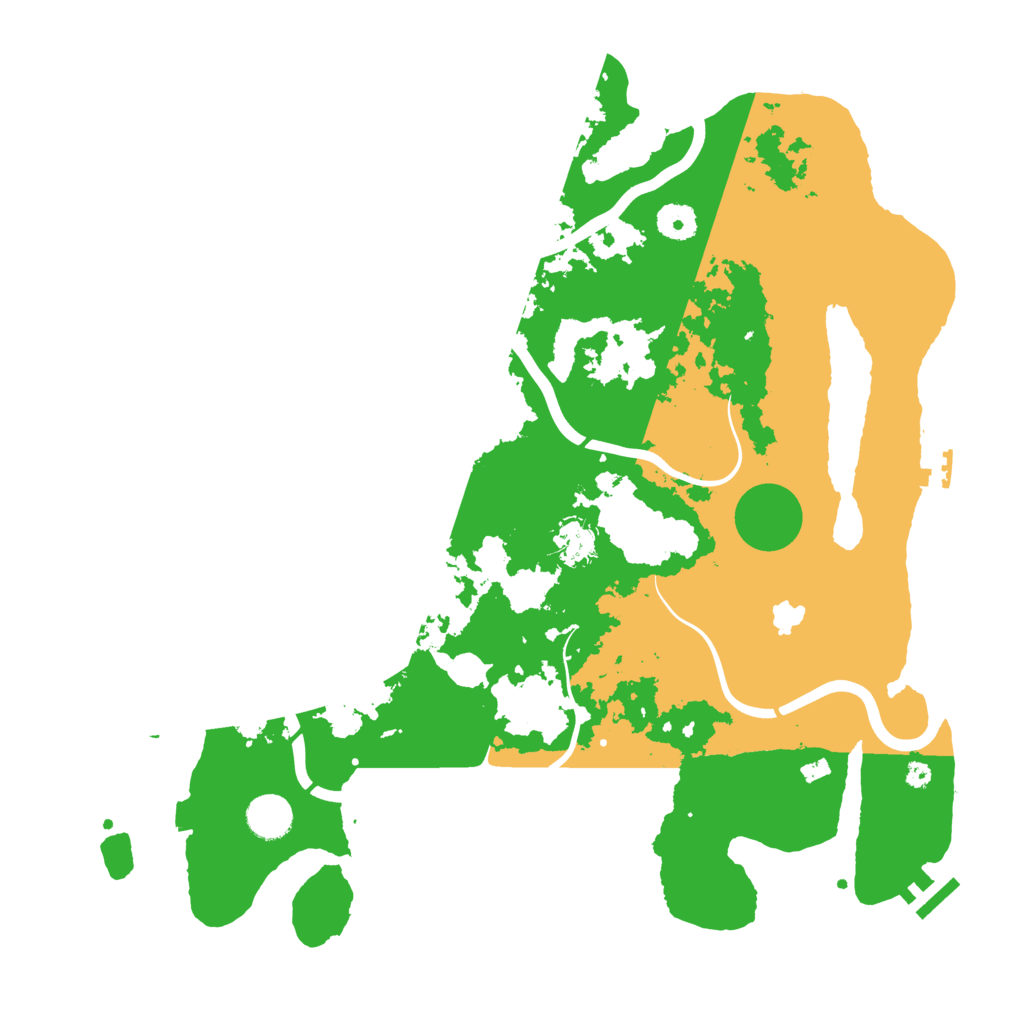 Biome Rust Map: Procedural Map, Size: 4000, Seed: 716637059