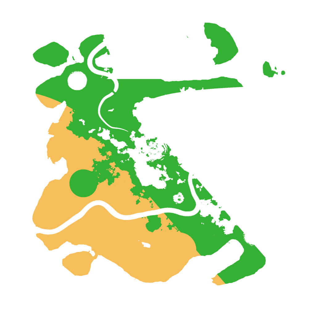 Biome Rust Map: Procedural Map, Size: 3000, Seed: 1320720799