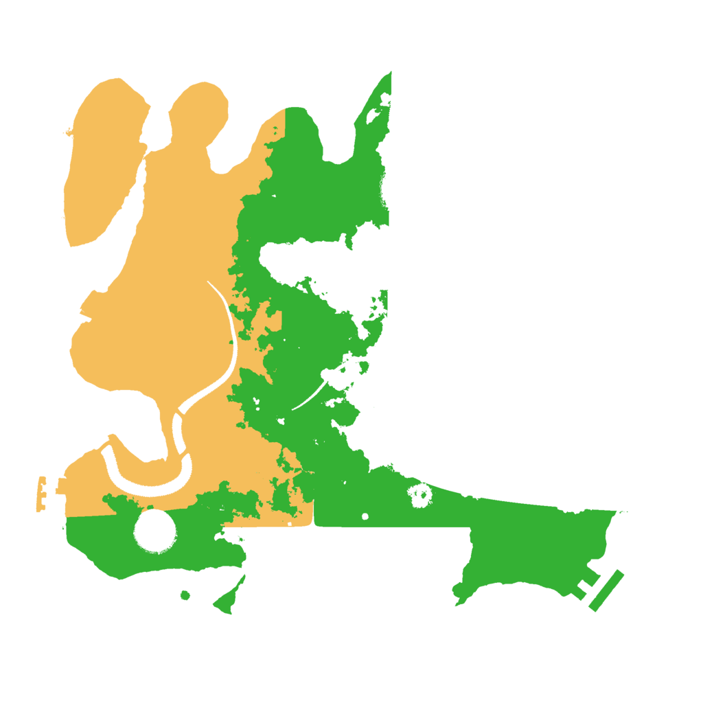 Biome Rust Map: Procedural Map, Size: 3000, Seed: 774385527