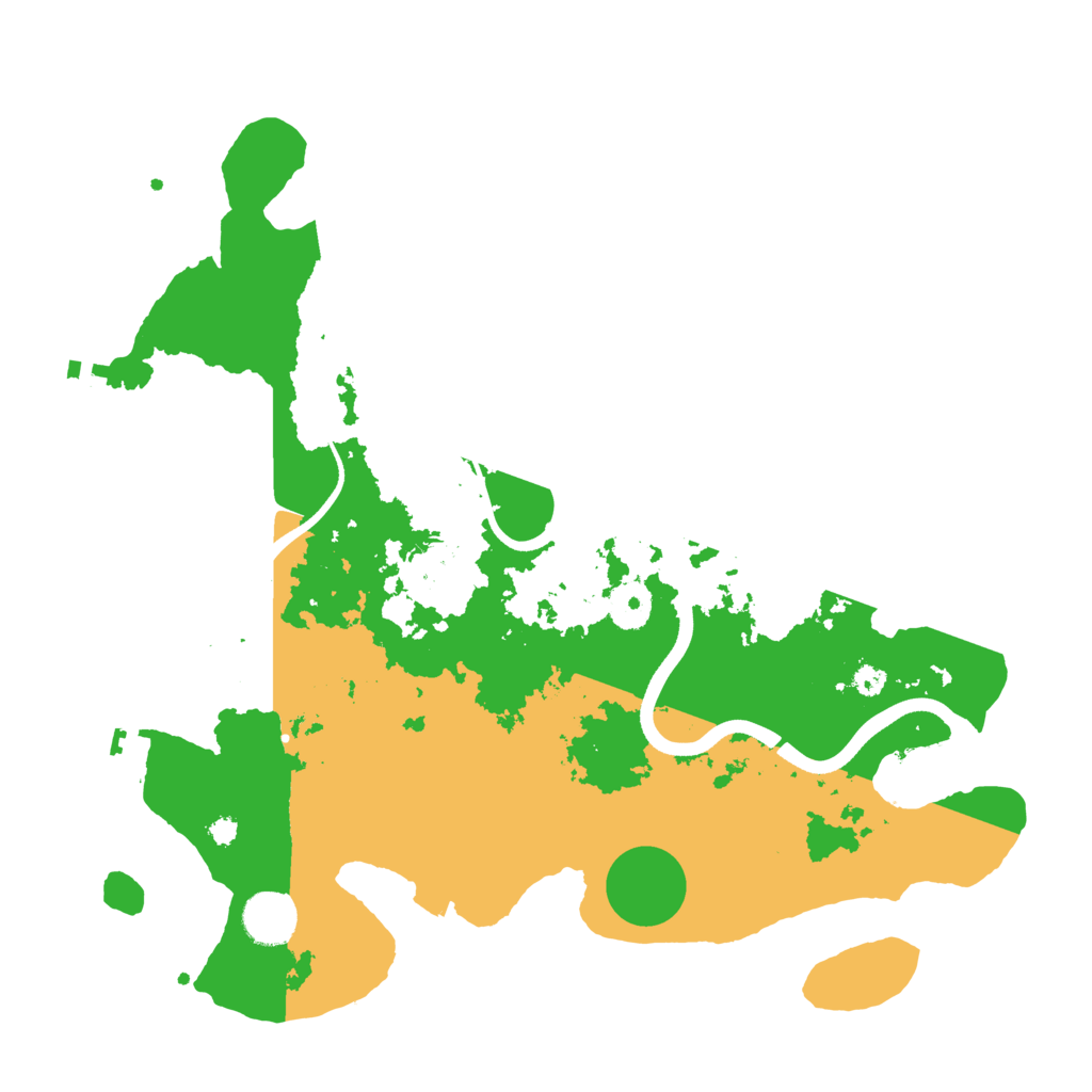 Biome Rust Map: Procedural Map, Size: 3600, Seed: 1641350983
