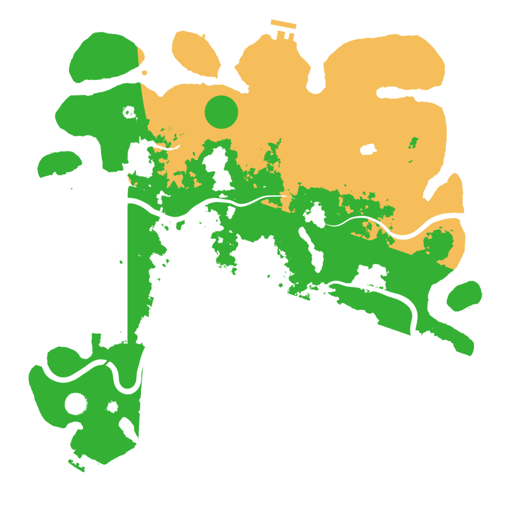 Biome Rust Map: Procedural Map, Size: 4050, Seed: 297141356