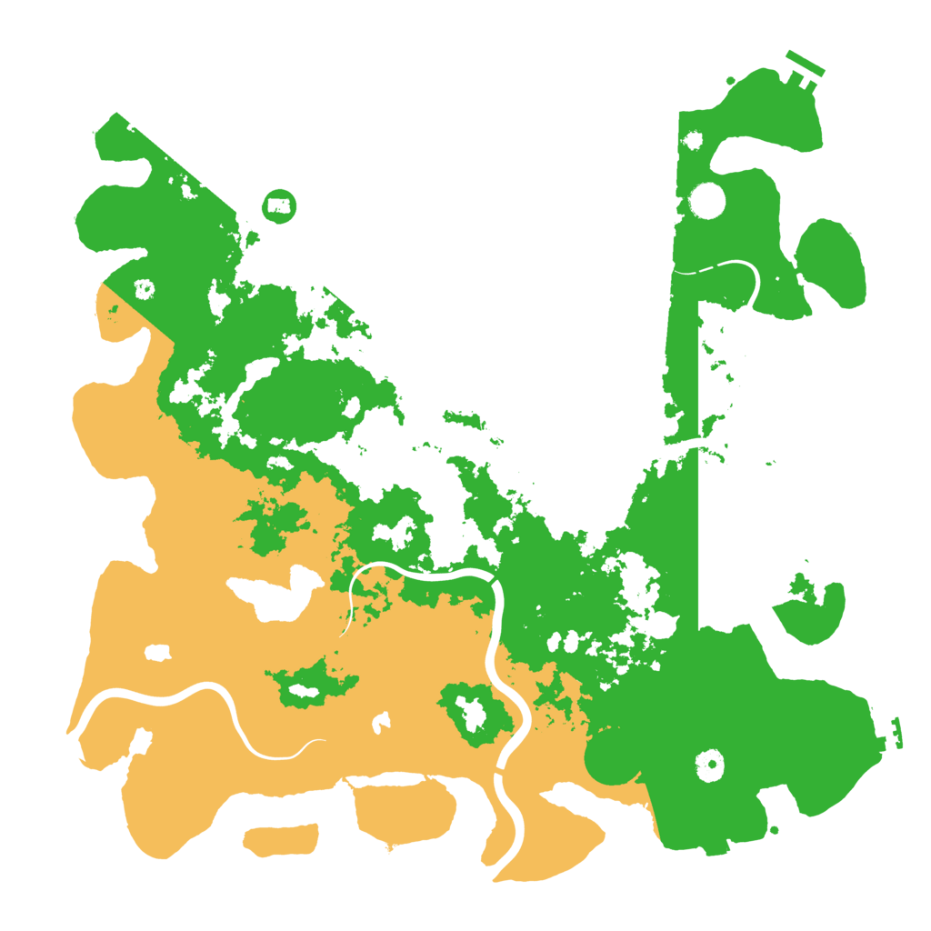 Biome Rust Map: Procedural Map, Size: 4500, Seed: 1222421020