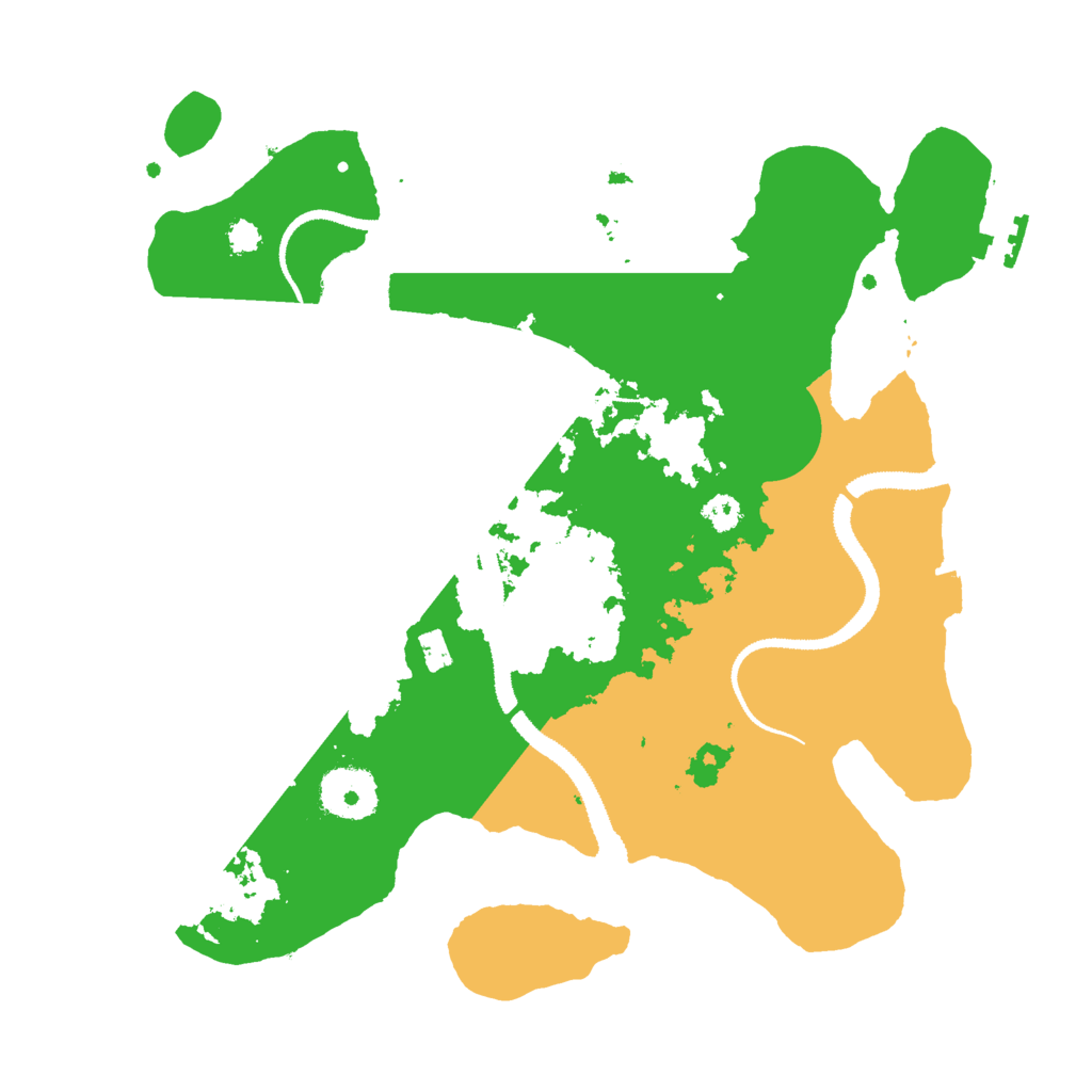 Biome Rust Map: Procedural Map, Size: 3000, Seed: 338530235