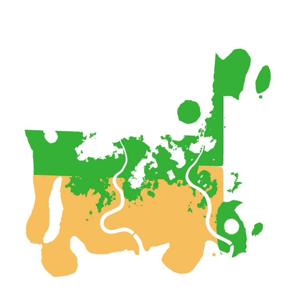 Biome Rust Map: Procedural Map, Size: 3500, Seed: 216071672
