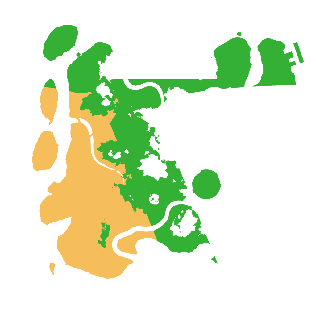 Biome Rust Map: Procedural Map, Size: 3000, Seed: 783148650