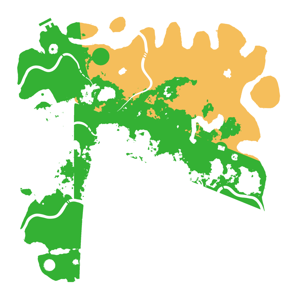 Biome Rust Map: Procedural Map, Size: 4500, Seed: 793666967