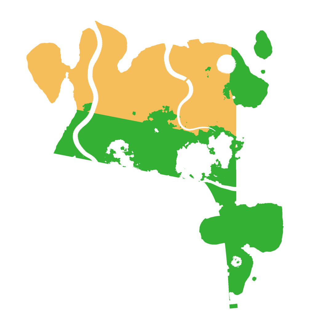 Biome Rust Map: Procedural Map, Size: 3000, Seed: 217278496