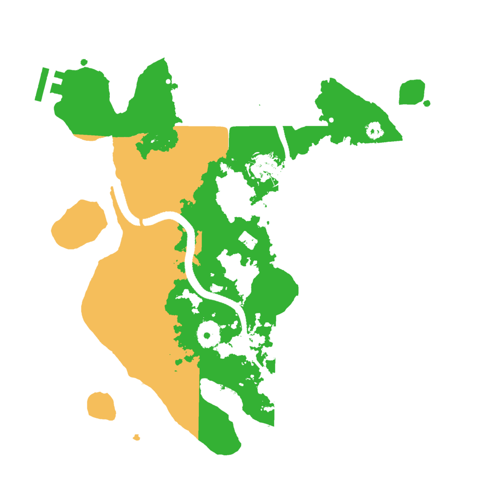 Biome Rust Map: Procedural Map, Size: 3000, Seed: 6767576