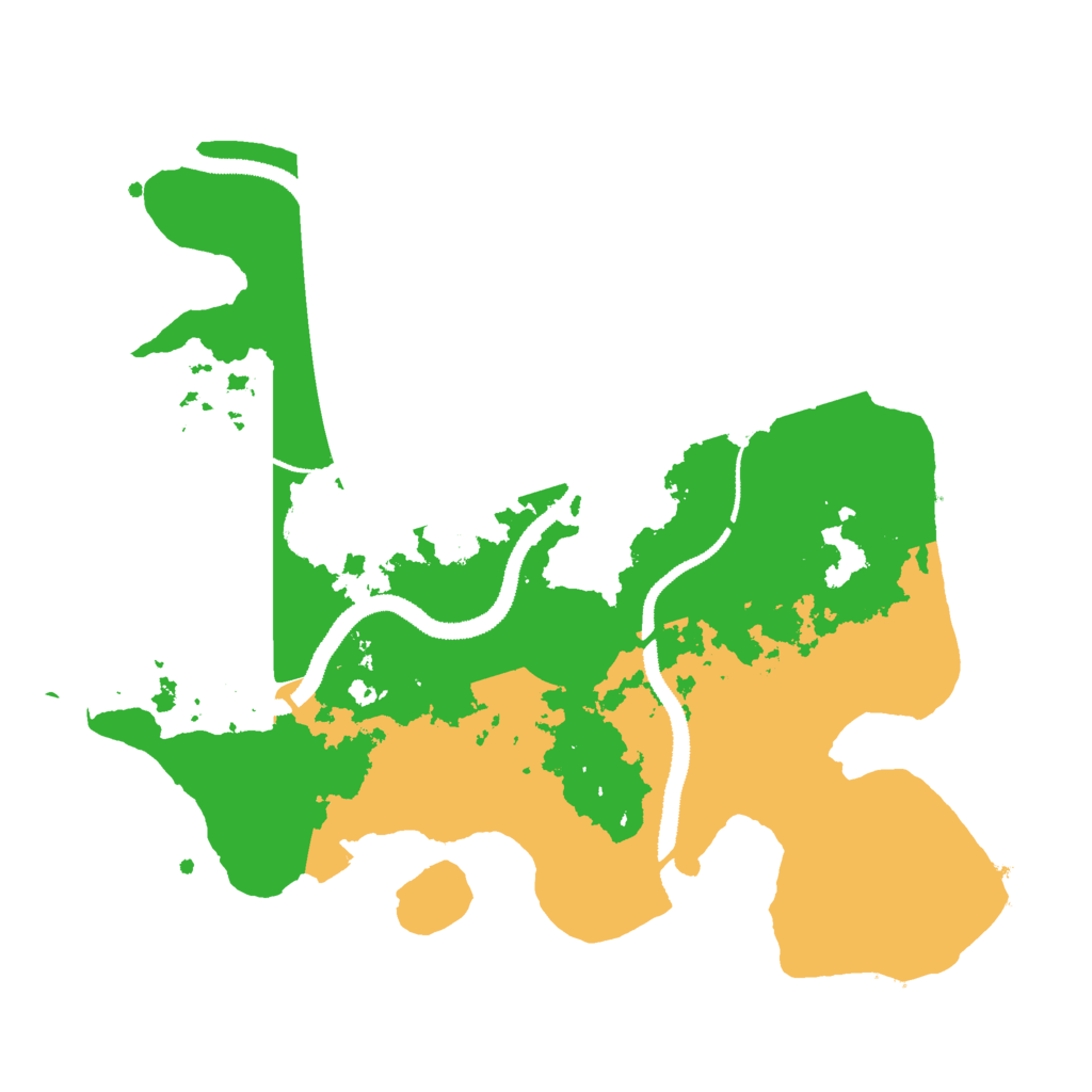 Biome Rust Map: Procedural Map, Size: 3000, Seed: 209782191