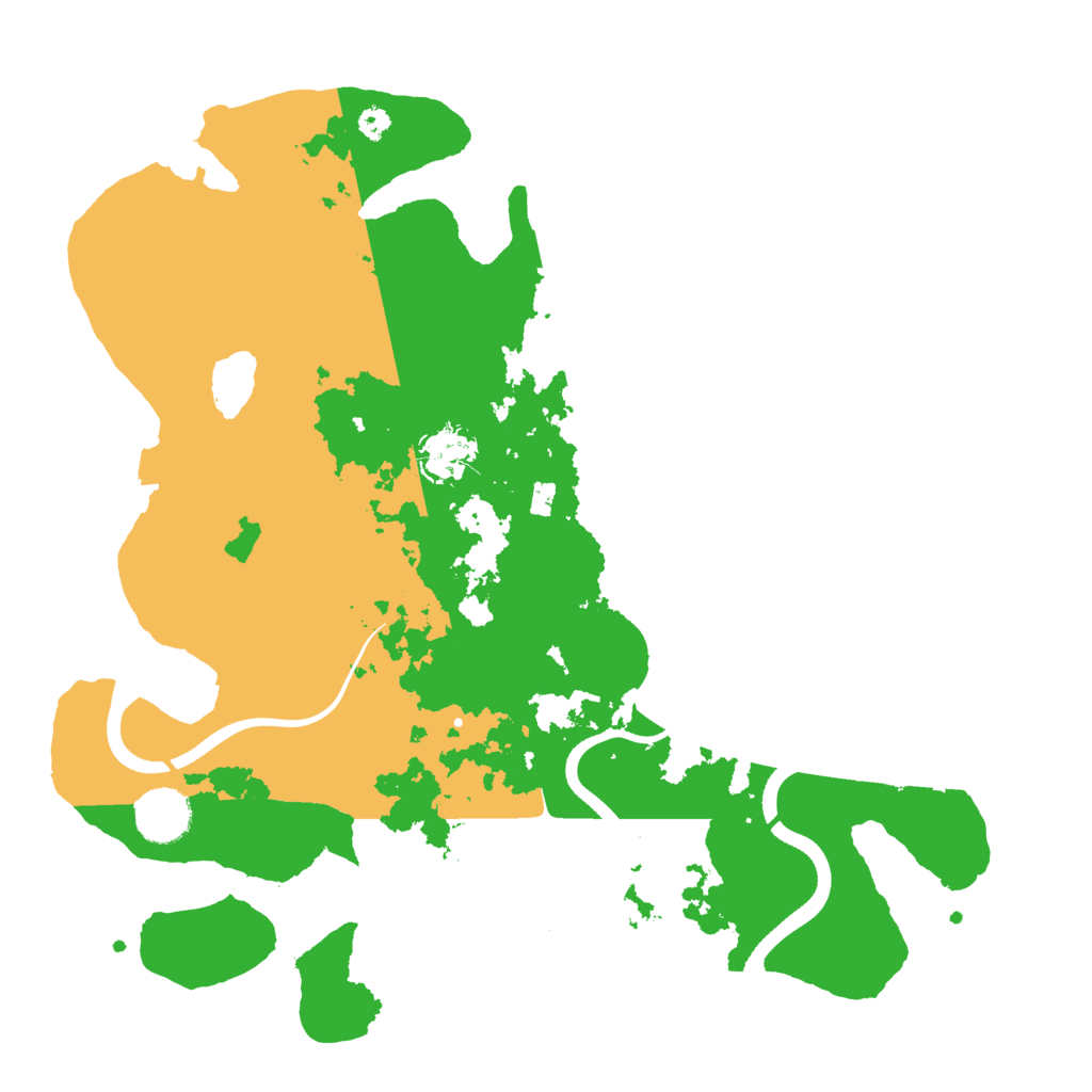 Biome Rust Map: Procedural Map, Size: 3500, Seed: 1812079802