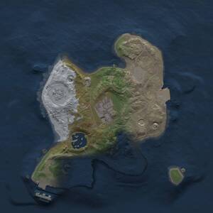 Thumbnail Rust Map: Procedural Map, Size: 2000, Seed: 2888, 6 Monuments