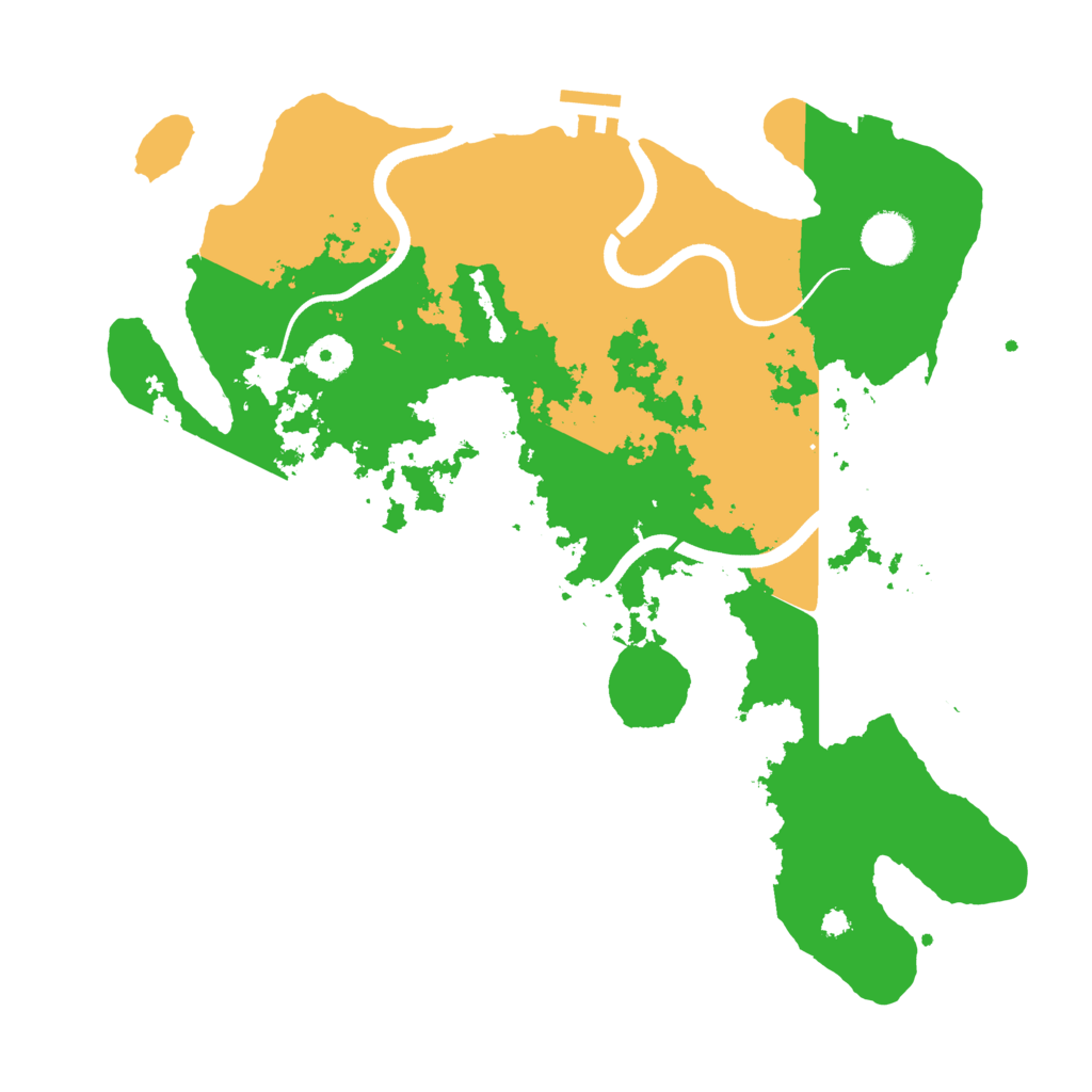 Biome Rust Map: Procedural Map, Size: 3650, Seed: 1013666515