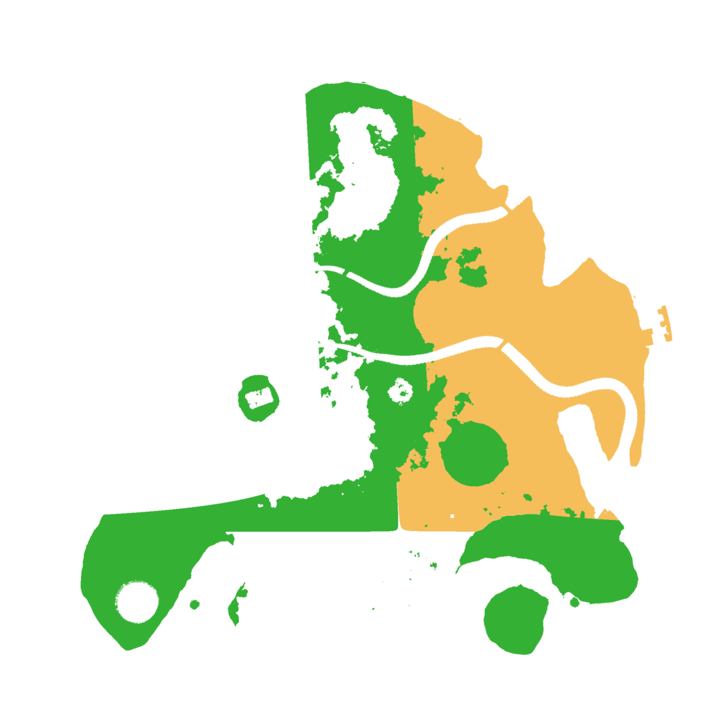 Biome Rust Map: Procedural Map, Size: 3000, Seed: 42713