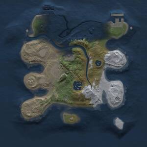 Thumbnail Rust Map: Procedural Map, Size: 2350, Seed: 908586640, 6 Monuments