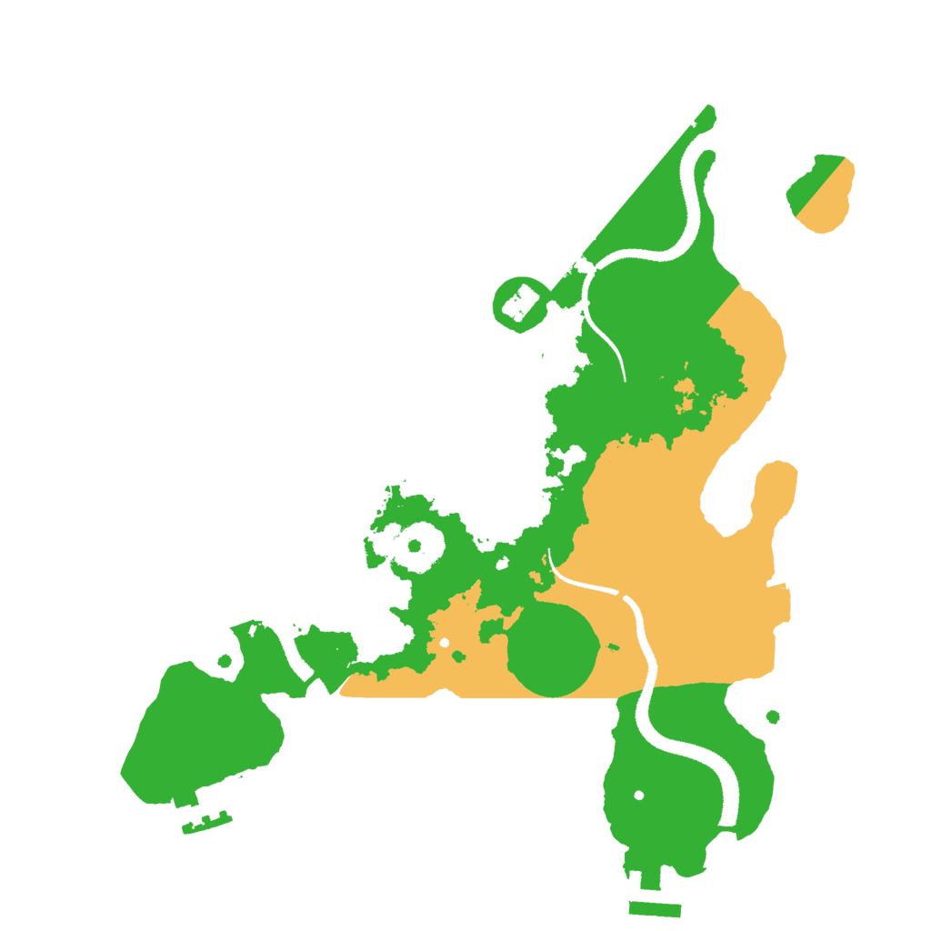 Biome Rust Map: Procedural Map, Size: 2800, Seed: 715472113