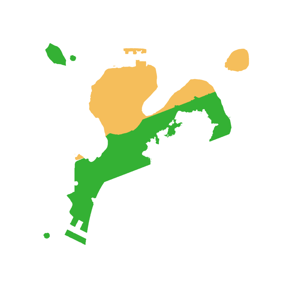 Biome Rust Map: Procedural Map, Size: 2000, Seed: 24351249