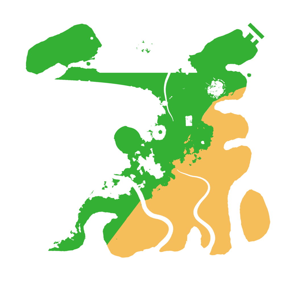 Biome Rust Map: Procedural Map, Size: 3000, Seed: 227127409