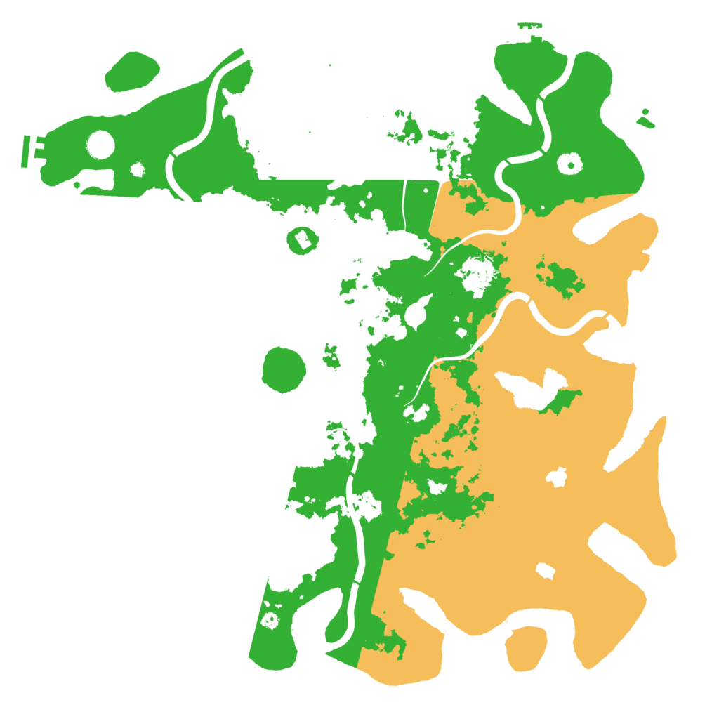 Biome Rust Map: Procedural Map, Size: 4500, Seed: 49226