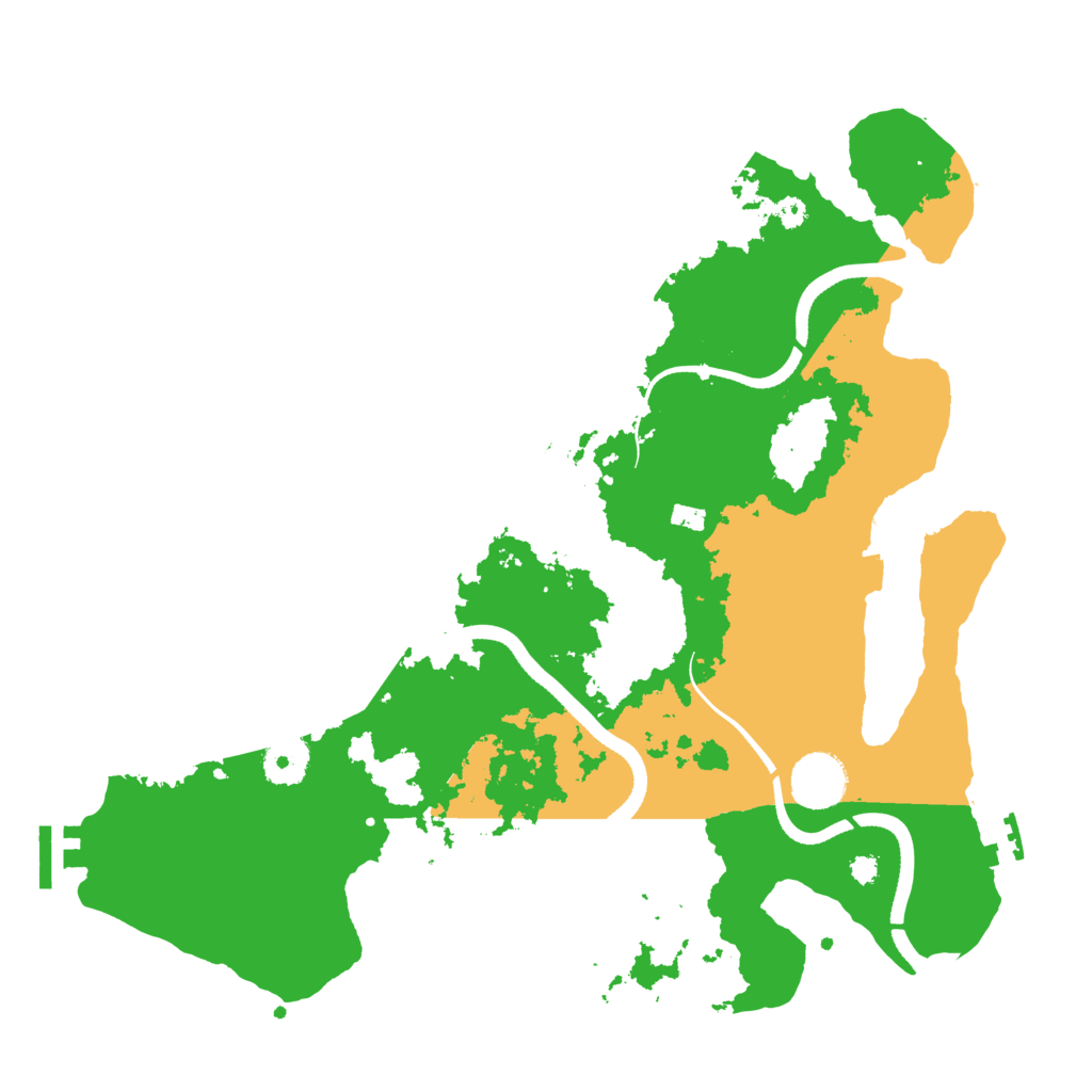 Biome Rust Map: Procedural Map, Size: 3500, Seed: 1565357757
