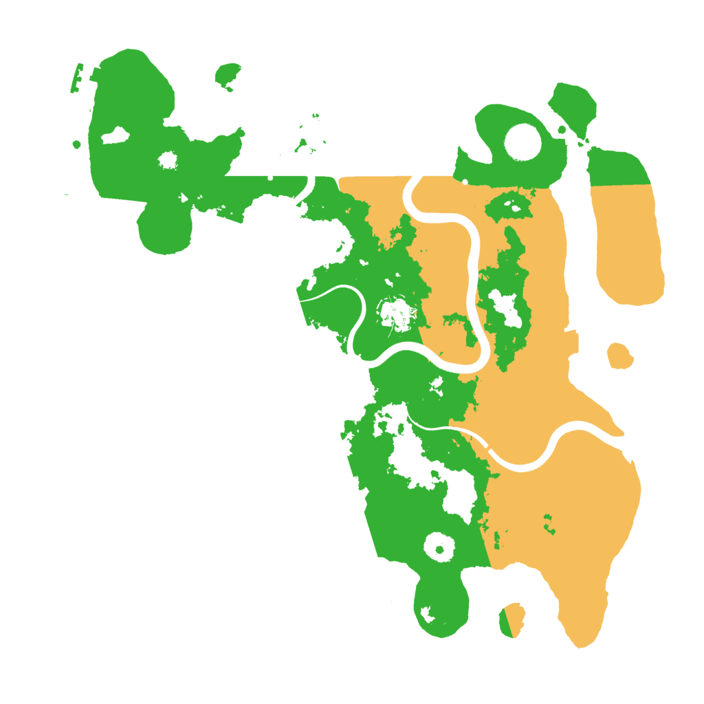 Biome Rust Map: Procedural Map, Size: 3500, Seed: 4567846