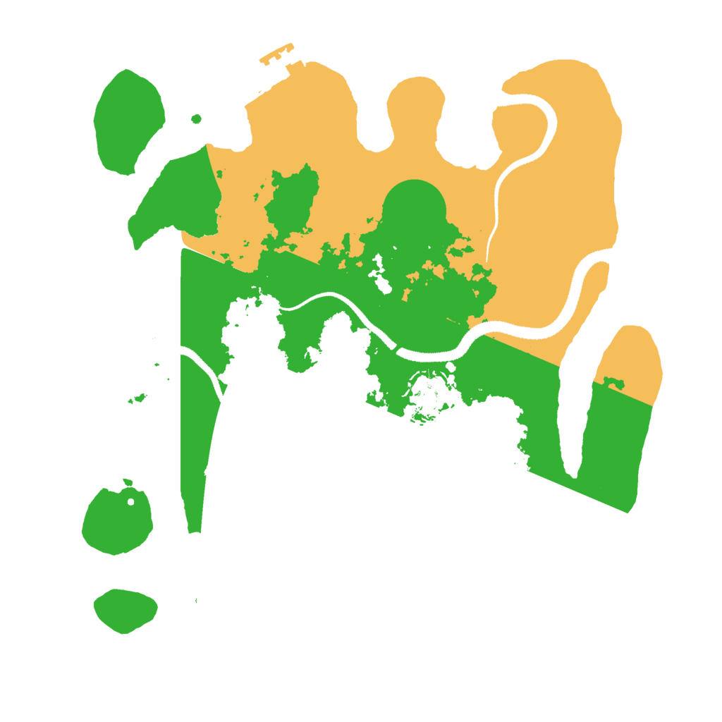 Biome Rust Map: Procedural Map, Size: 3000, Seed: 12737