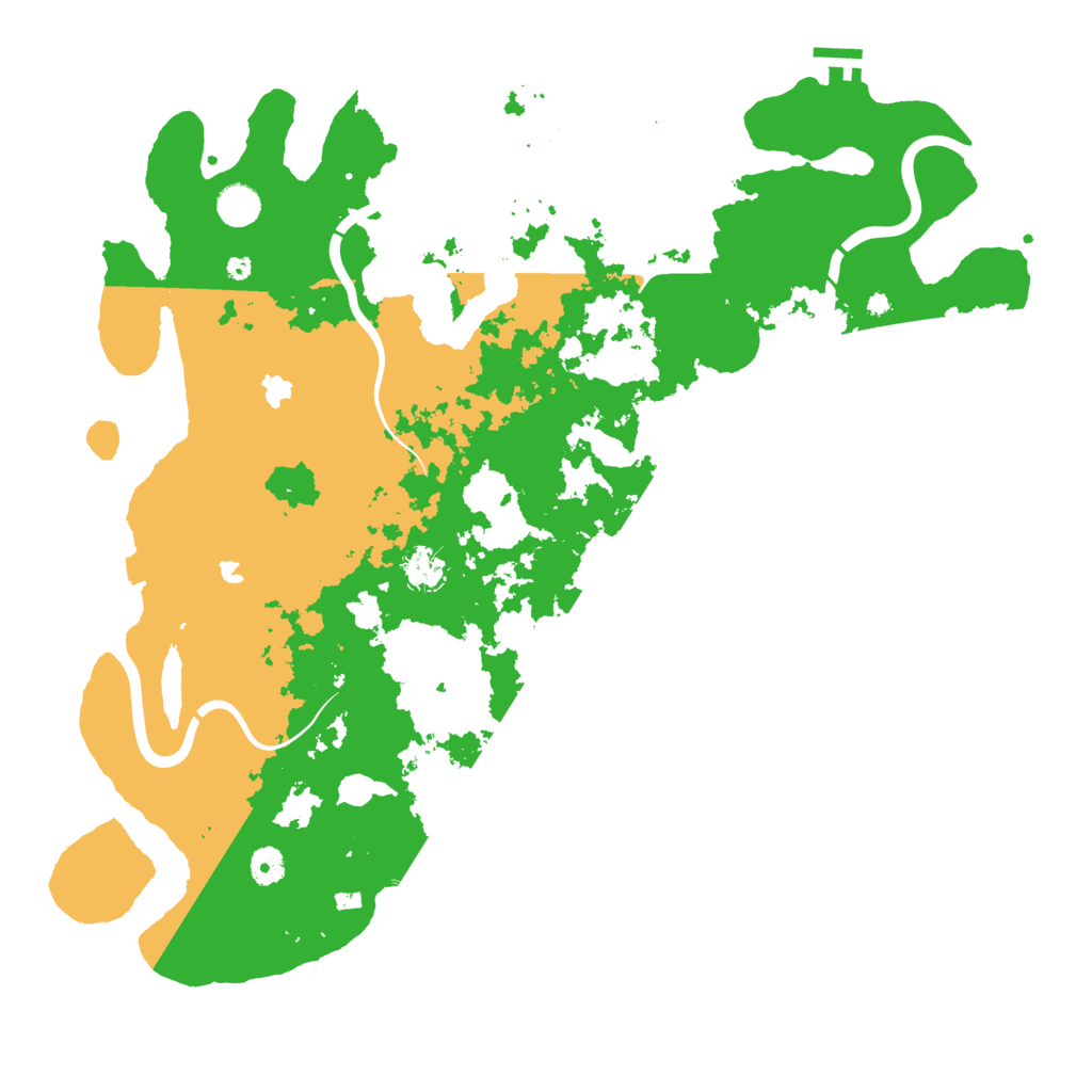 Biome Rust Map: Procedural Map, Size: 4500, Seed: 39101802