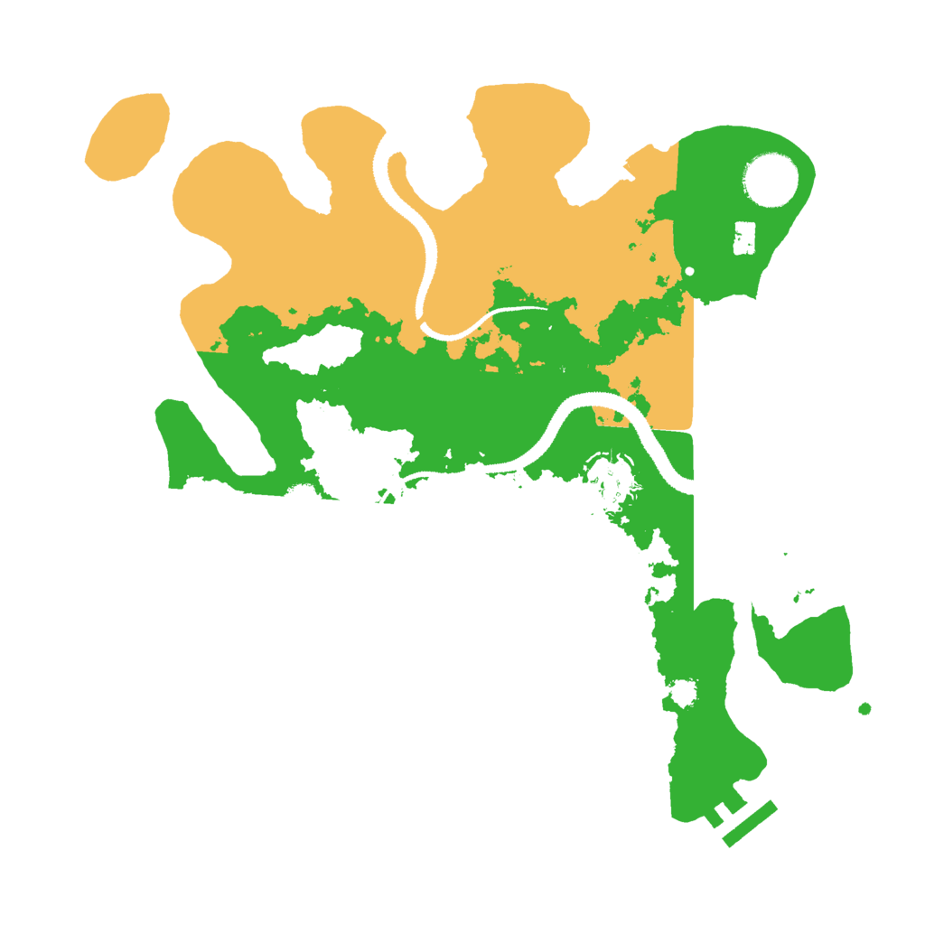 Biome Rust Map: Procedural Map, Size: 3000, Seed: 1563016636