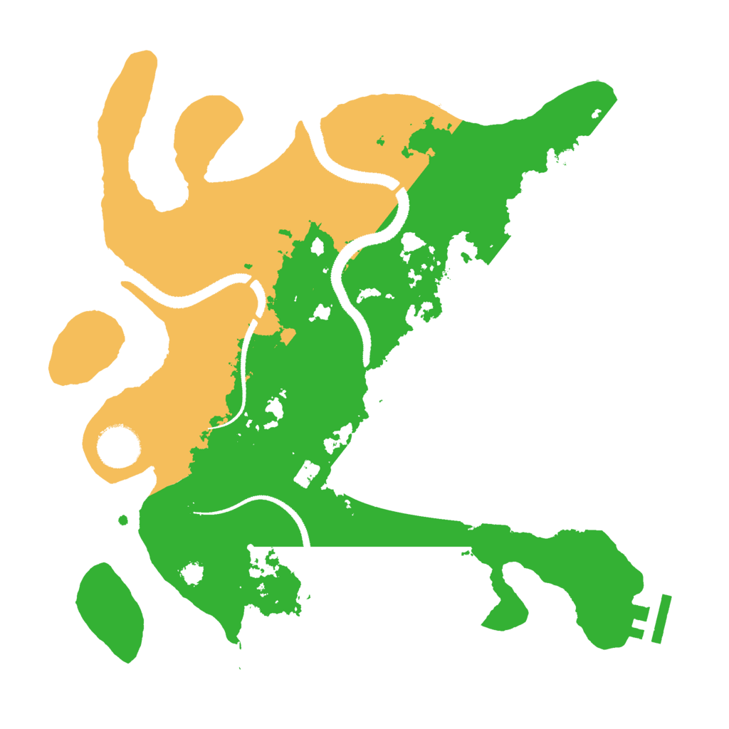 Biome Rust Map: Procedural Map, Size: 3000, Seed: 94622654
