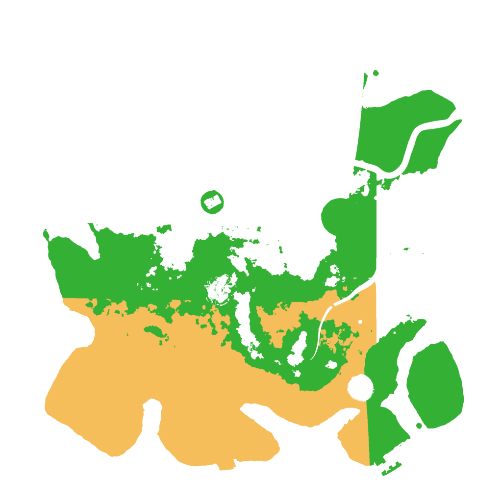 Biome Rust Map: Procedural Map, Size: 3500, Seed: 187654