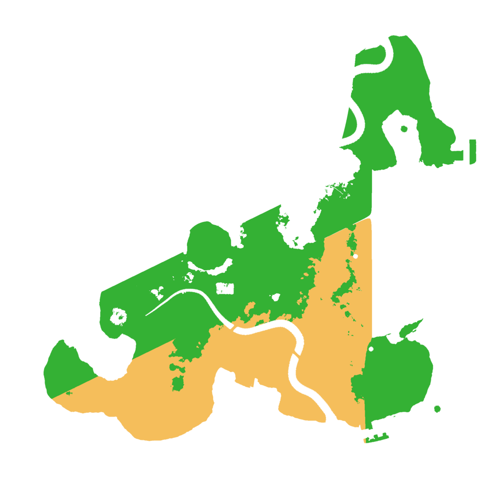 Biome Rust Map: Procedural Map, Size: 3000, Seed: 761425320