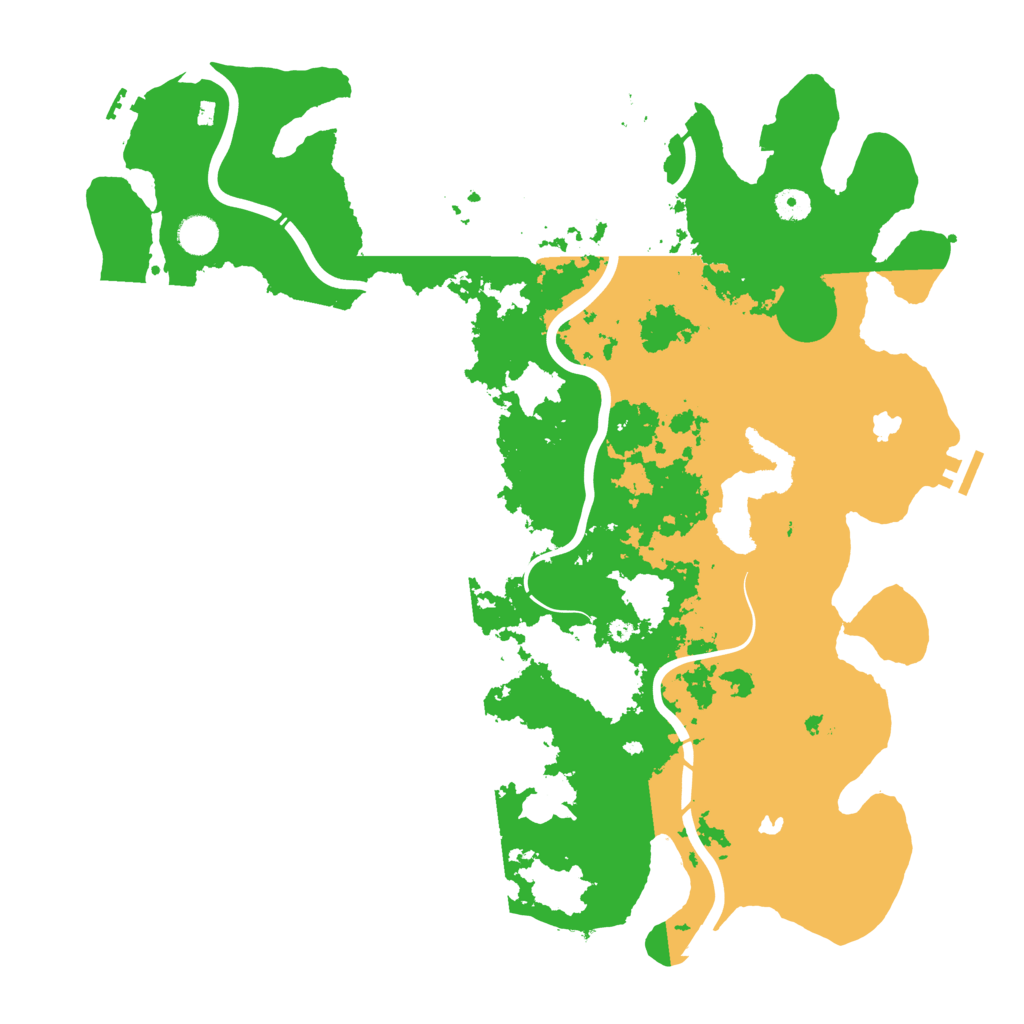 Biome Rust Map: Procedural Map, Size: 4500, Seed: 758778639